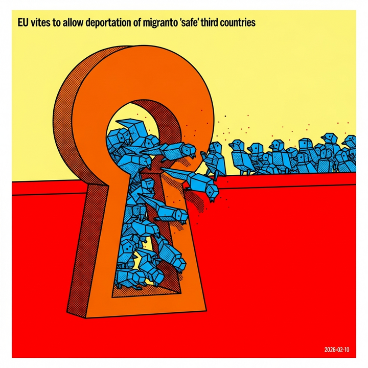 10-02-2026. Snapshot of the Day - “EU votes to allow deportation of migrants…”
